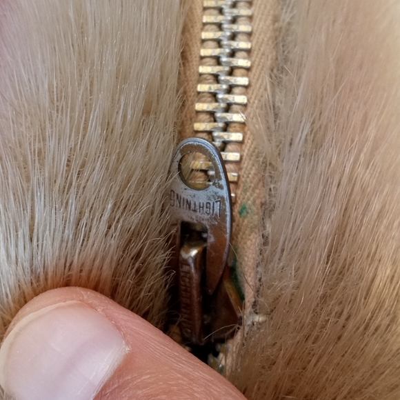 Vintage Purse natural fur shoulder Bag - Picture 4 of 13